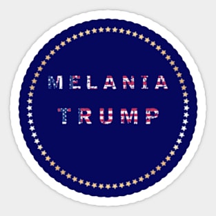 Trump,Melania Trump. Sticker